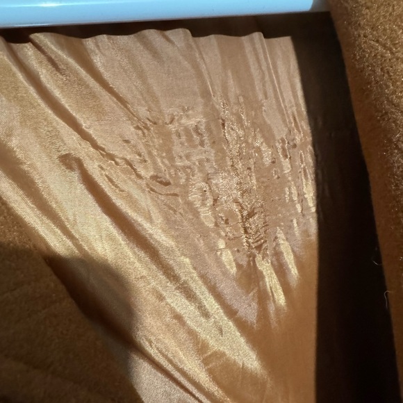 Fornadao Burnt Orange Cognac Hooded‎ Bomber Coat Jacket Men’s Medium Fall Winter - Picture 6 of 9